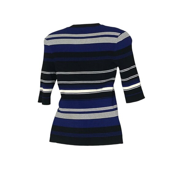 NWOT Judith & Charles Striped Button Down Top Size L - Picture 5 of 7